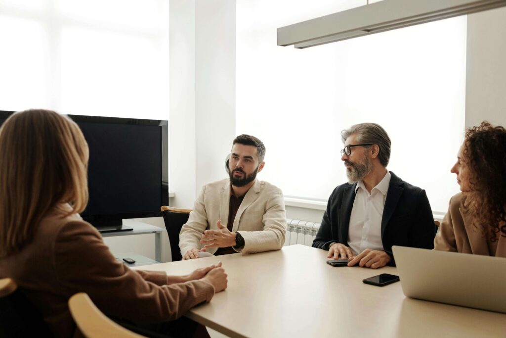 Non-native speaker asking a question confidently